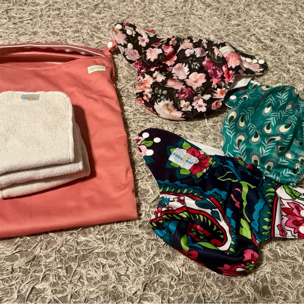 Floral and Patterned Baby Diaper Covers